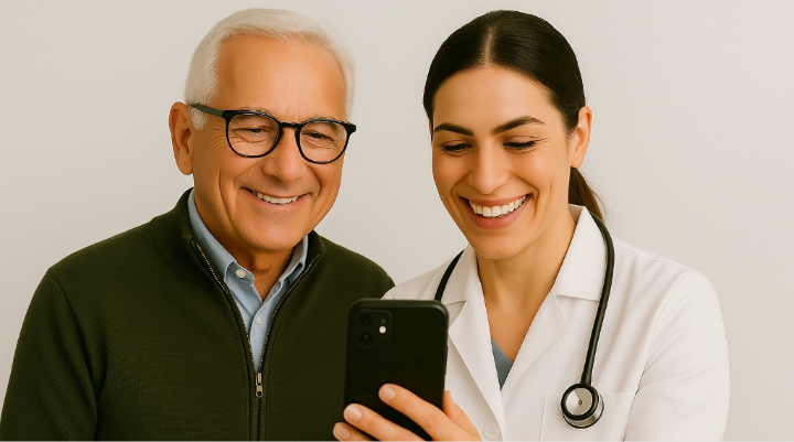 Mobility metrics results and trend screens